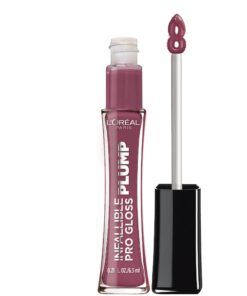 MAQUILLAJE LOREAL PARIS  (LABIAL LIQUIDO INFALLIBLE PRO GLOSS PLUMP) (608 TRUE BERRY)